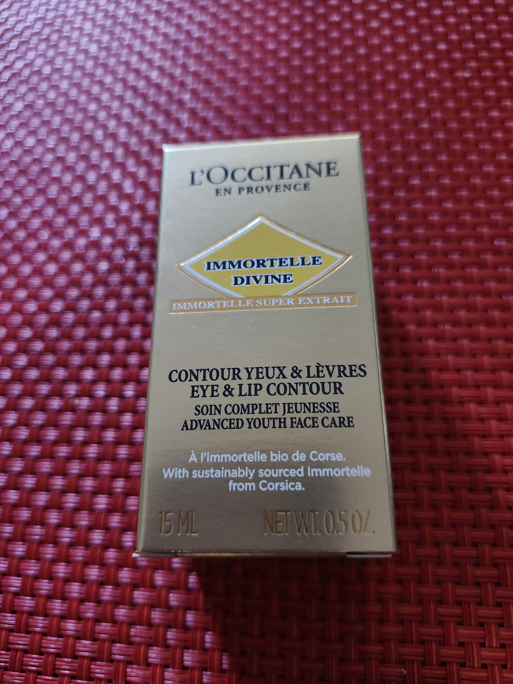 L'Occitane Immortelle Divine Eye & Lip Contour - NEW